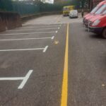 Cost of line marking in Newton Abbot